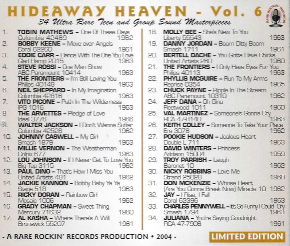 Hideaway Heaven, Vol. 6 - Click Image to Close