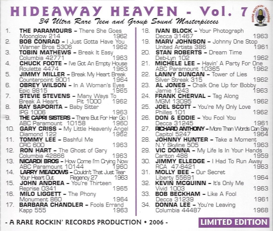 Hideaway Heaven, Vol. 7 - Click Image to Close