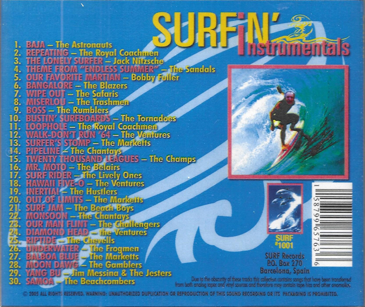 (image for) Surfin' Instrumentals-30 Wet & Wild Tracks