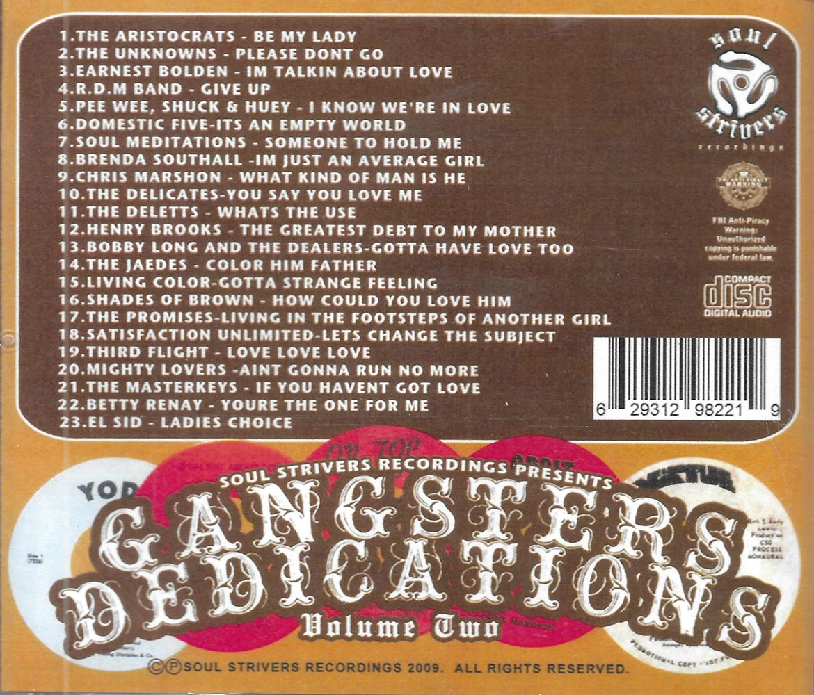 (image for) Gangsters Dedications, Vol. 2