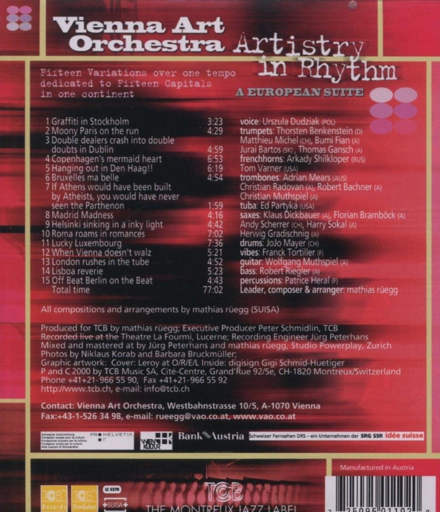 (image for) Artistry In Rhythm-A European Suite