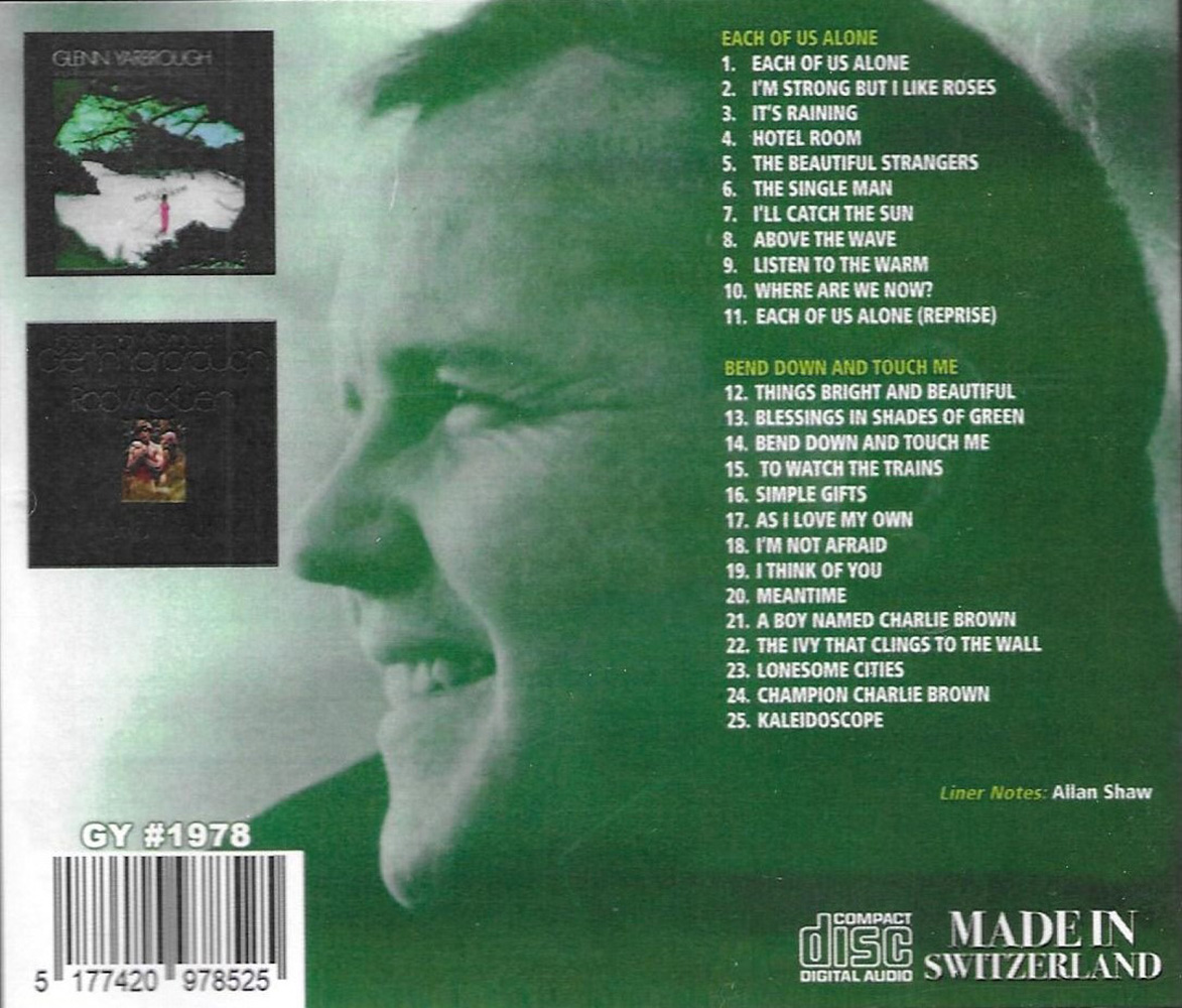 (image for) Glenn Yarbrough Sings Rod McKuen