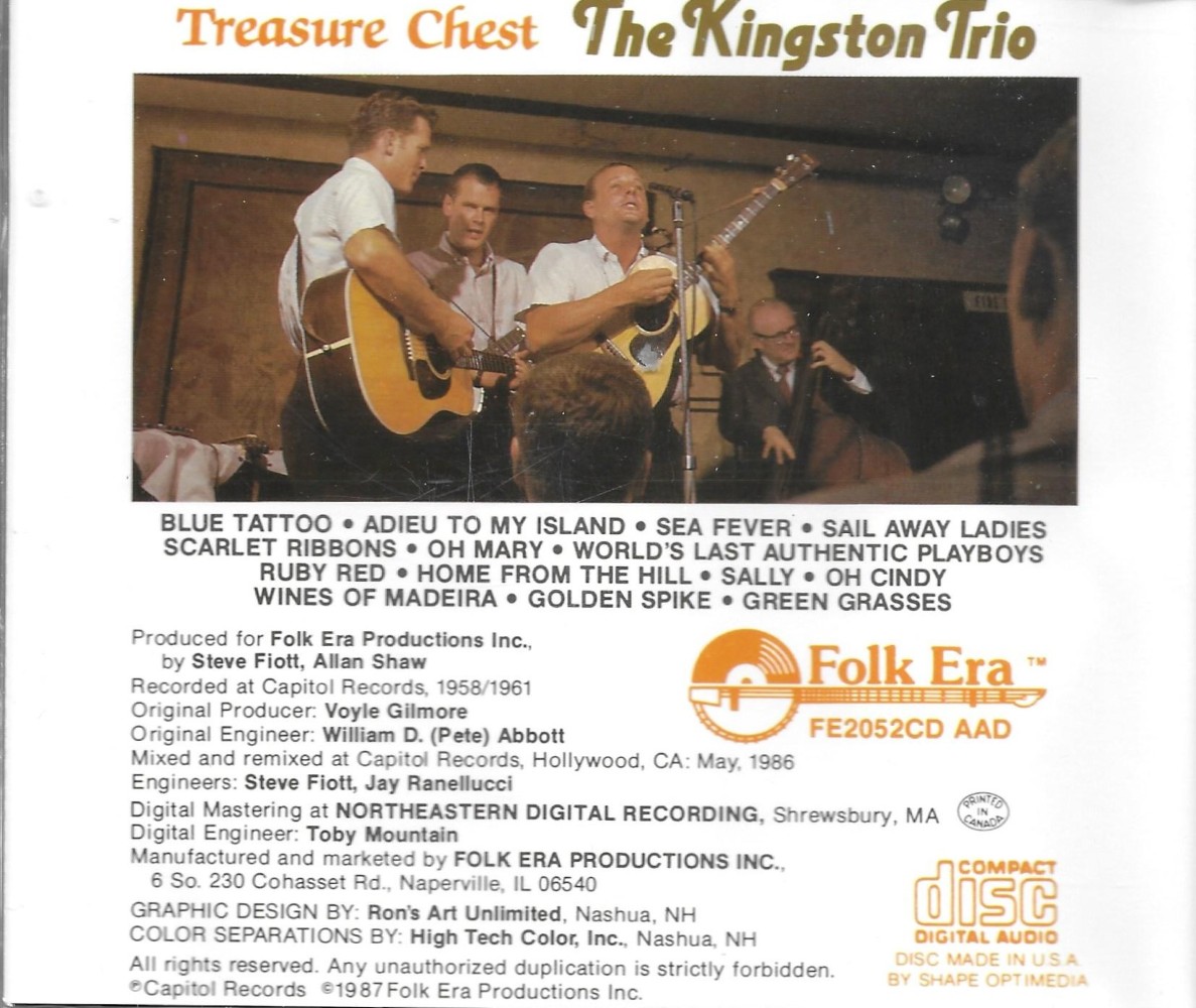 (image for) Treasure Chest: Original Songs - 1958-1961