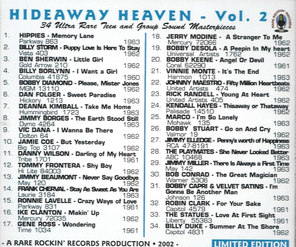 (image for) Hideaway Heaven, Vol. 2 (2 CD)
