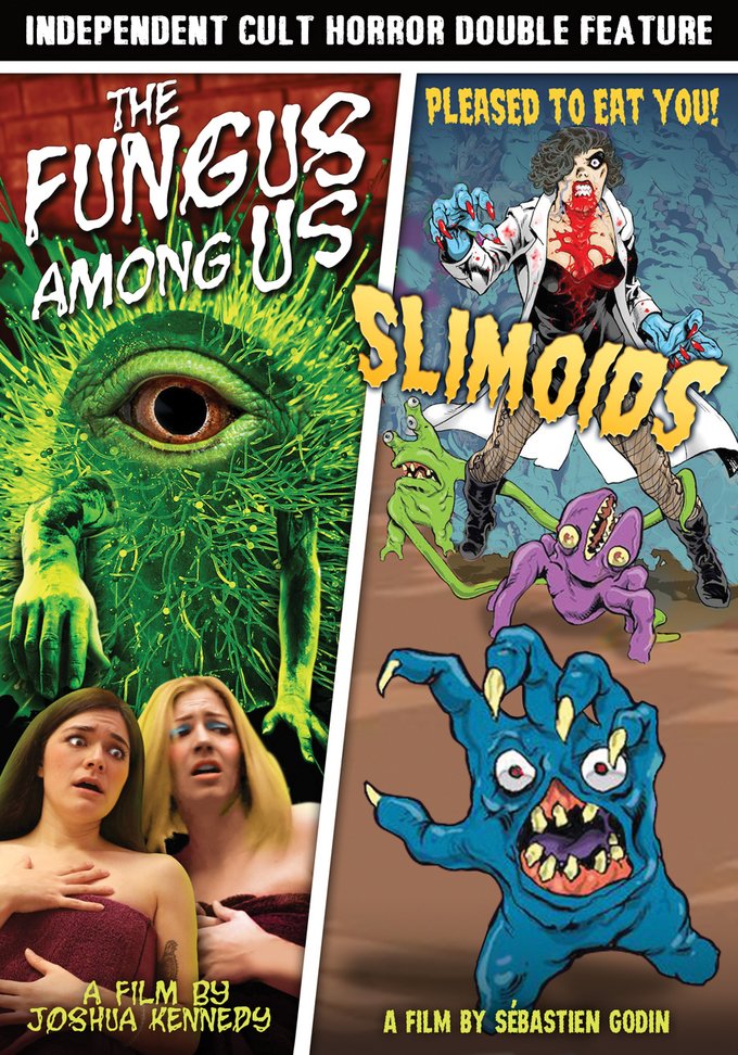 Independent Cult Horror Double Feature-The Fungus Among Us / Slimoids - Click Image to Close