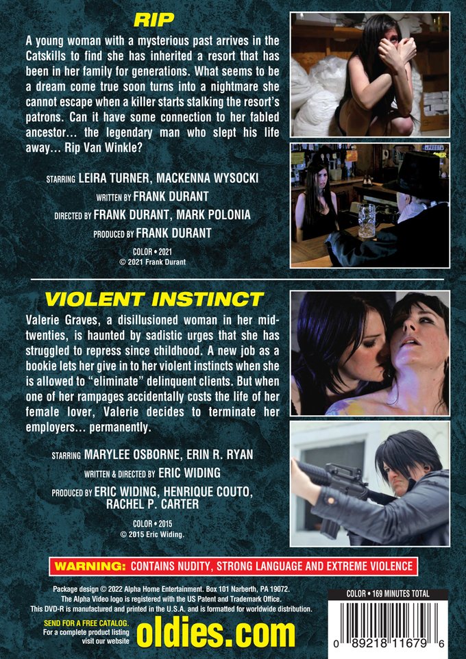 (image for) Indie Horror Double Feature-RIP / Violent Instinct (DVD)