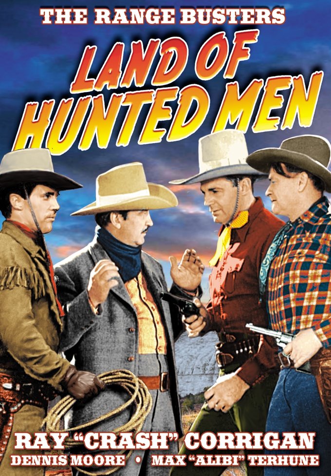 The Range Busters- Land Of Hunted Men (DVD)