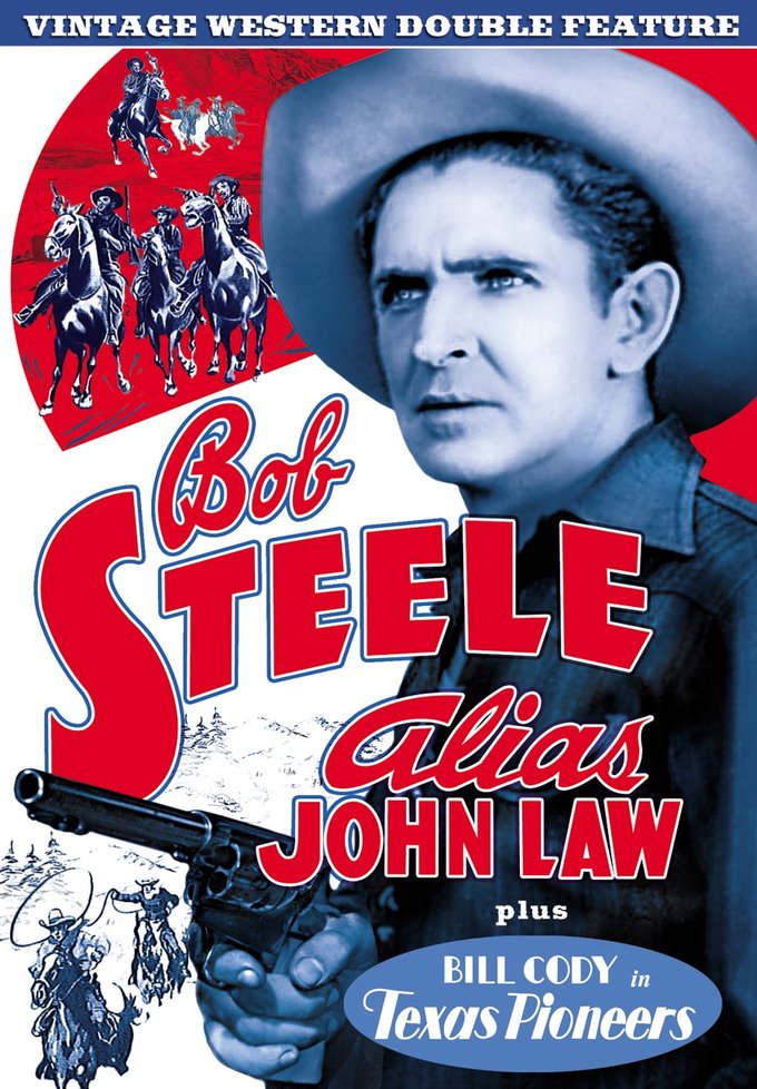 Vintage Western Double Feature: Alias John Law / Texas Pioneers (DVD)