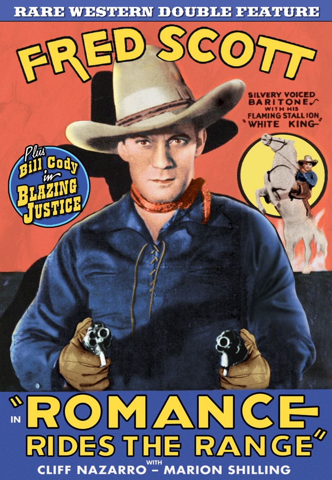 (image for) Rare Western Double Feature-Romance Rides The Range / Blazing Justice