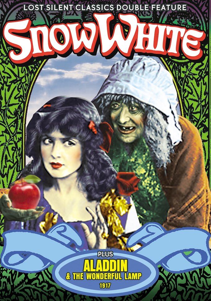 Lost Silent Classics Double Feature-Snow White / Aladdin & The Wonderful Lamp (DVD) - Click Image to Close