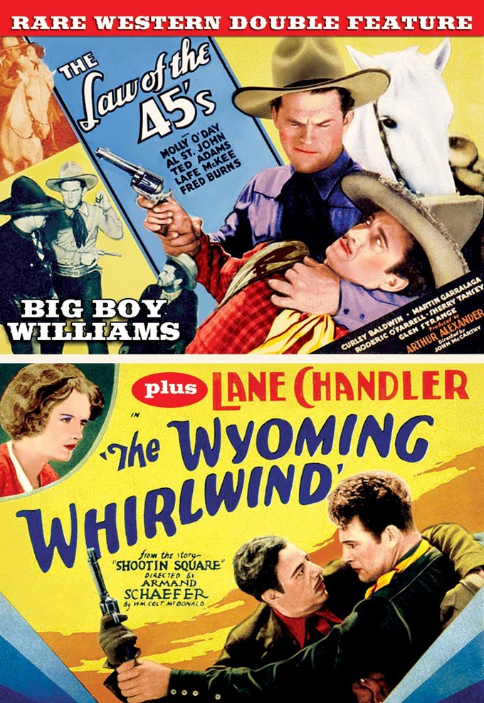 (image for) Rare Western Double Feature-The Law Of The 45's / The Wyoming Whirlwind (DVD)