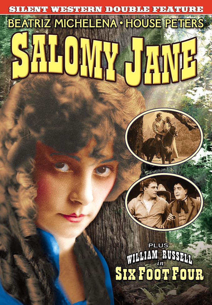 (image for) Silent Western Double Feature-Salomy Jane / Six Feet Four