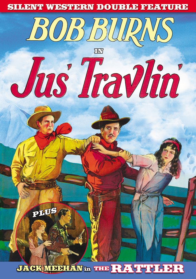 Silent Western Double Feature-Jus' Travlin' / The Rattler (DVD)