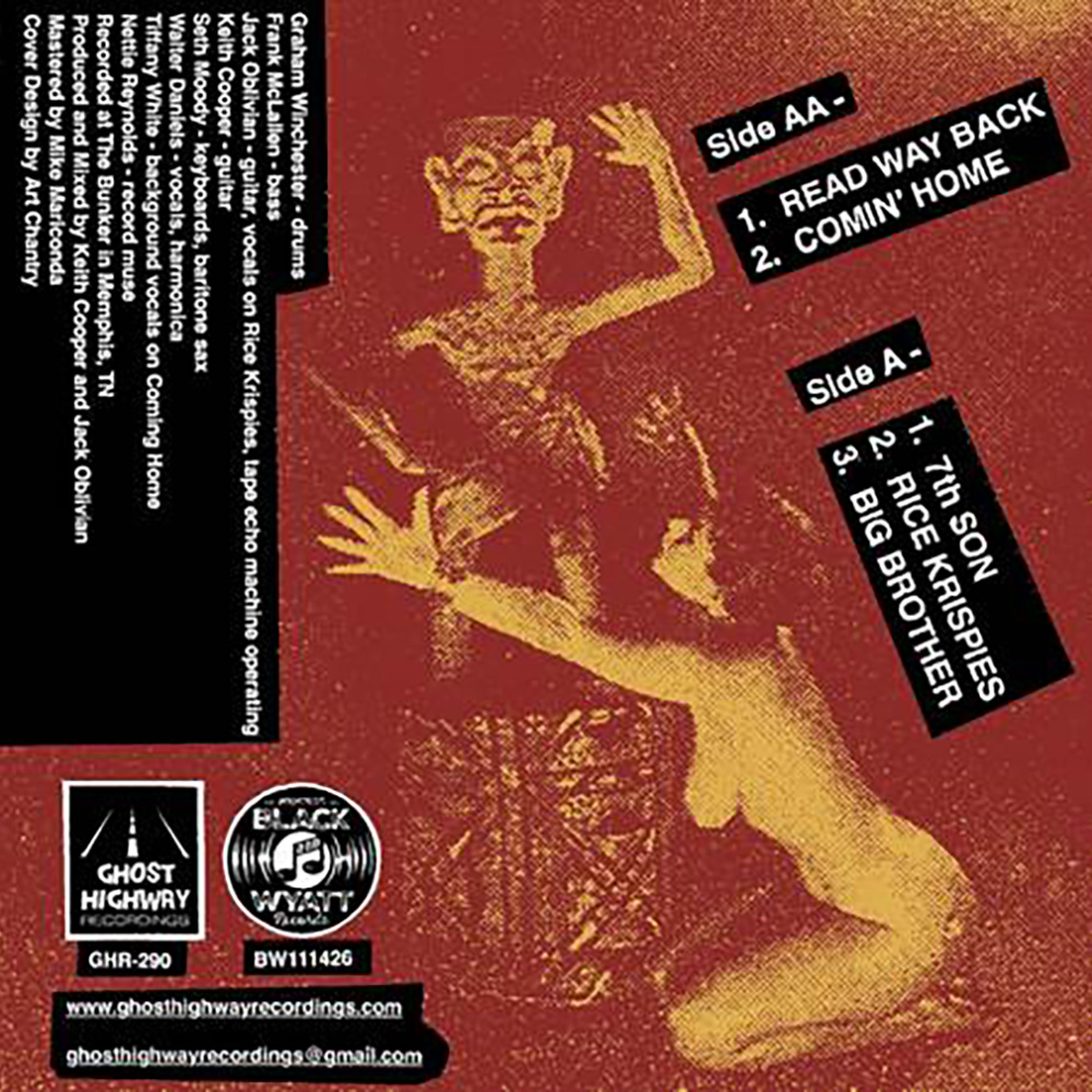 (image for) Walter Daniels Meets Jack Oblivion And The Sheiks (33 1/3 RPM 7 Inch Vinyl)