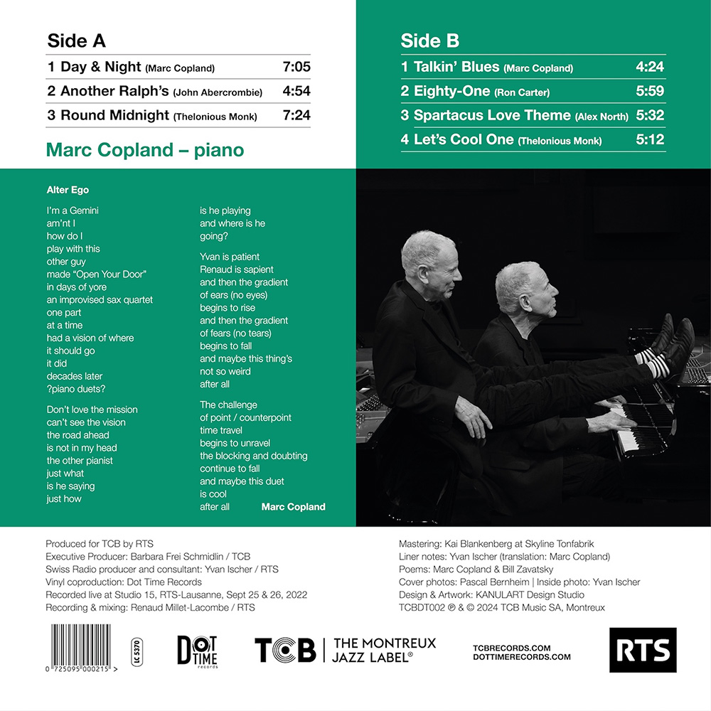 (image for) Swiss Radio Days Jazz Series 49-Alter Ego-Lausanne 2022 (LP)