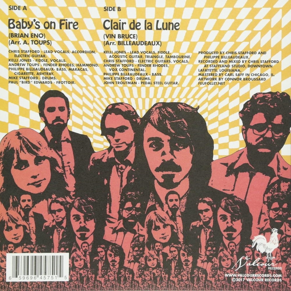 Baby's On Fire (45 RPM) - Click Image to Close